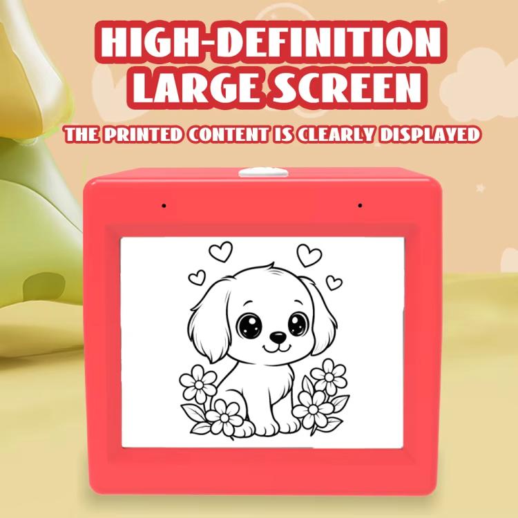 Mini stampante termica wireless Q15 AI con schermo da 3,5 pollici e funzione di riconoscimento vocale.