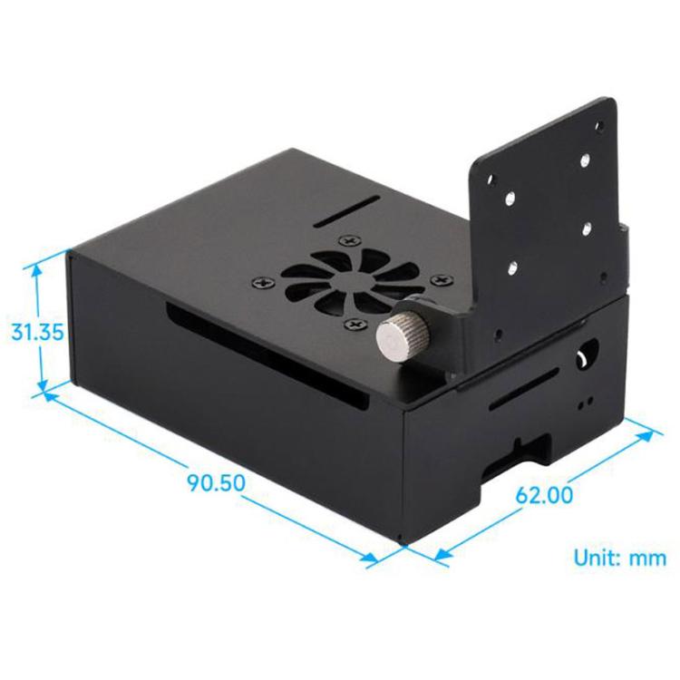 Custodia raffreddamento in alluminio VisionFive2 Lite con ventola
