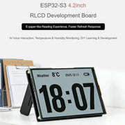 Scheda di sviluppo ESP32-S3 con display RLCD a riflessione completa da 4,2 pollici, supporto per comunicazione dual-mode Wi-Fi e BLE, senza batteria., 33507