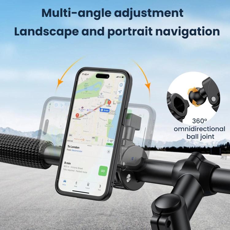Blocco velocità ciclismo Supporto per navigatore per telefono