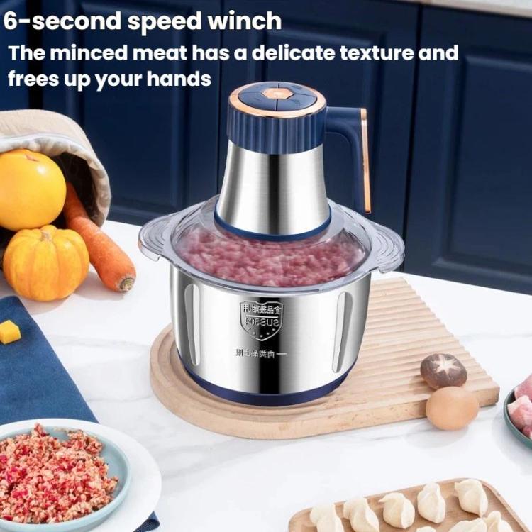 Tritacarne in acciaio inox 5 litri robot cucina