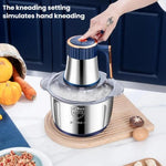 Tritacarne in acciaio inox 5 litri robot cucina