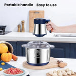 Tritacarne in acciaio inox 5 litri robot cucina