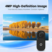 Videocamera d'azione 4K WIFI HD con registratore a pollice, MZ02