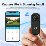 Videocamera d'azione 4K WiFi HD con custodia impermeabile