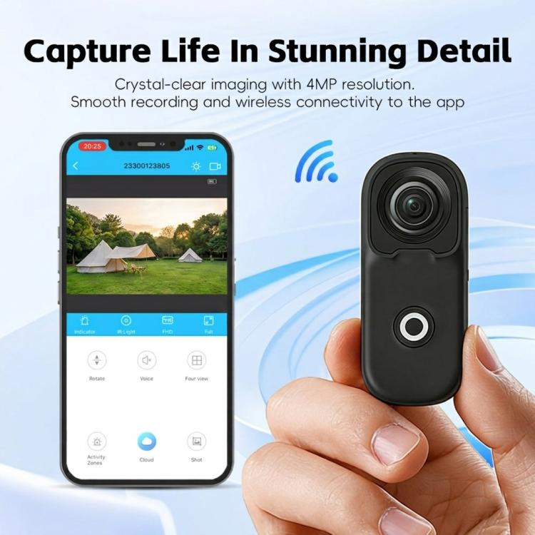 Videocamera d'azione 4K WiFi HD con custodia impermeabile