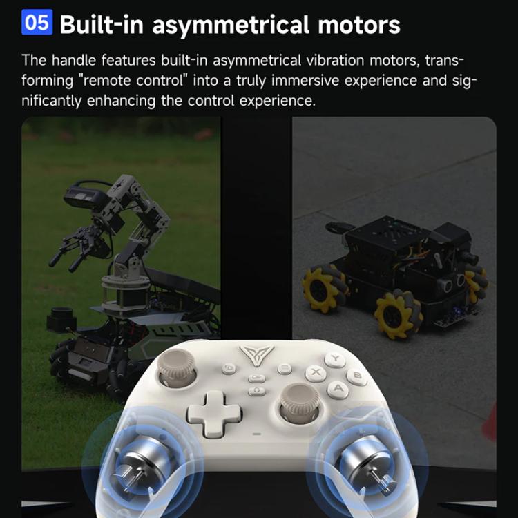 Gamepad wireless YAHBOOM Tri-Mode compatibile ROS e PC