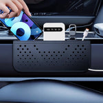 Borsa portaoggetti adesiva per auto in pelle PU
