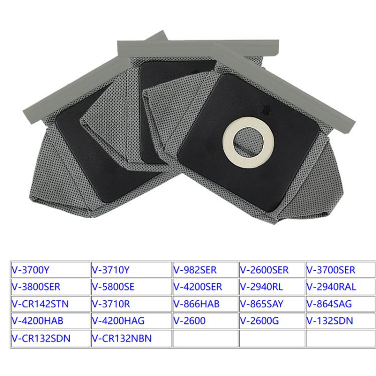 Confezione da 2 sacchetti per la polvere per aspirapolvere LG V3700SER / V3800SER / V5800SE / V2600 / V-CR142STN / V-3710R / V-4200HAB, For LG V3700SER