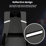Vanaheimr Insulated 2-in-1 Backpack with Cooler Compartment & USB Port 15.6-inch Laptop Picnic Bag with Headphone Hole