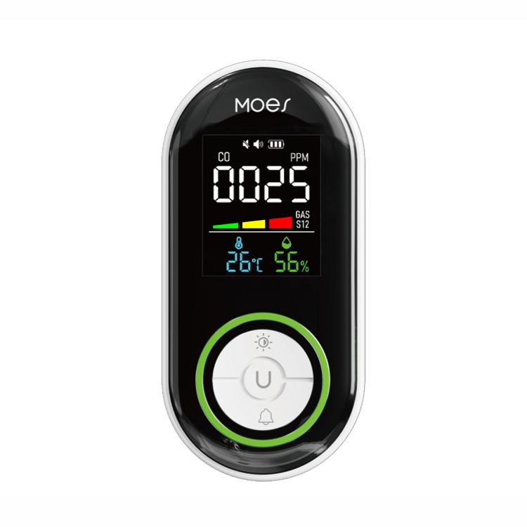Sensore di allarme per il monitoraggio di temperatura e umidità del rilevatore di monossido di carbonio MOES, 3 In 1 US Plug, 3 In 1 EU Plug, 4 In 1 Gas US Plug, 4 In 1 Gas EU Plug, 4 In 1 Smoke US Plug, 4 In 1 Smoke EU Plug, 5 In 1 Gas+Smoke US Plug  ...
