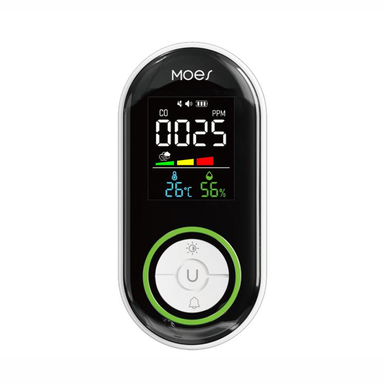 Sensore di allarme per il monitoraggio di temperatura e umidità del rilevatore di monossido di carbonio MOES, 3 In 1 US Plug, 3 In 1 EU Plug, 4 In 1 Gas US Plug, 4 In 1 Gas EU Plug, 4 In 1 Smoke US Plug, 4 In 1 Smoke EU Plug, 5 In 1 Gas+Smoke US Plug  ...