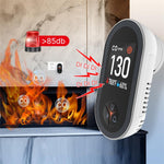 Sensore di allarme per il monitoraggio di temperatura e umidità del rilevatore di monossido di carbonio MOES, 3 In 1 US Plug, 3 In 1 EU Plug, 4 In 1 Gas US Plug, 4 In 1 Gas EU Plug, 4 In 1 Smoke US Plug, 4 In 1 Smoke EU Plug, 5 In 1 Gas+Smoke US Plug  ...