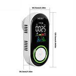 Sensore di allarme per il monitoraggio di temperatura e umidità del rilevatore di monossido di carbonio MOES, 3 In 1 US Plug, 3 In 1 EU Plug, 4 In 1 Gas US Plug, 4 In 1 Gas EU Plug, 4 In 1 Smoke US Plug, 4 In 1 Smoke EU Plug, 5 In 1 Gas+Smoke US Plug  ...