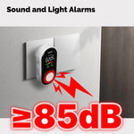 Sensore di allarme per il monitoraggio di temperatura e umidità del rilevatore di monossido di carbonio MOES, 3 In 1 US Plug, 3 In 1 EU Plug, 4 In 1 Gas US Plug, 4 In 1 Gas EU Plug, 4 In 1 Smoke US Plug, 4 In 1 Smoke EU Plug, 5 In 1 Gas+Smoke US Plug  ...