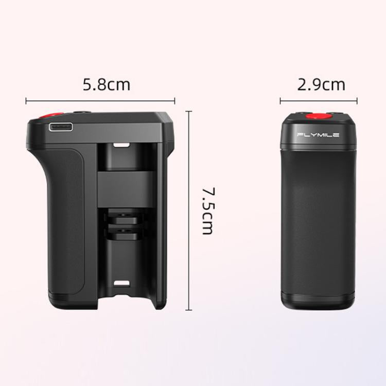 Impugnatura per fotografia di strada Flymile Bluetooth con base a sgancio rapido per DJI Osmo Action 5 Pro / 6