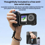Impugnatura per fotografia di strada Flymile Bluetooth con base a sgancio rapido per DJI Osmo Action 5 Pro / 6