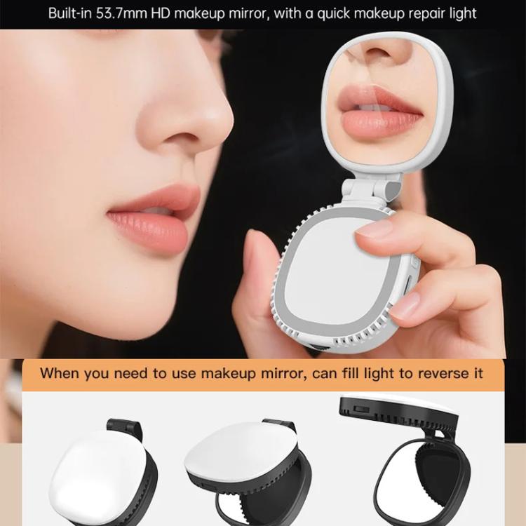 K10 Tri-Color Magnetic Phone Light Live Streaming Photography Beauty Light Portable Outdoor Pocket Selfie Lamp