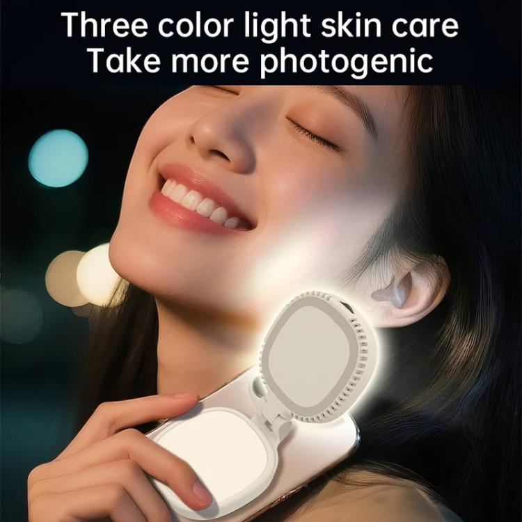 K10 Tri-Color Magnetic Phone Light Live Streaming Photography Beauty Light Portable Outdoor Pocket Selfie Lamp