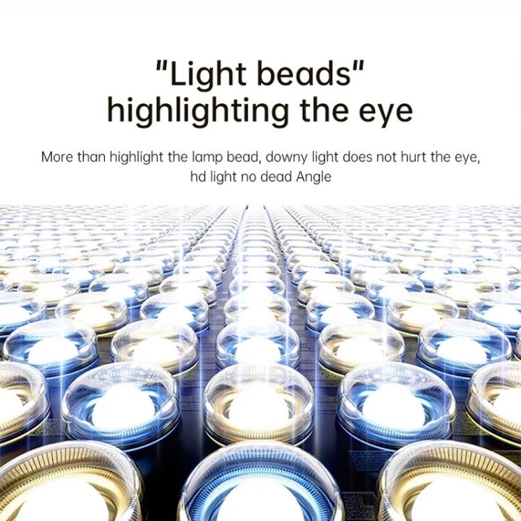 K10 Luce magnetica tricolore per telefono, ideale per streaming live, fotografia, bellezza, esterni, tascabile e selfie.