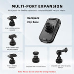 Tracolla a sgancio rapido magnetico per zaino BRDRC Action Cameras, For DJI Action 6 / Nano, For DJI Action 3 / 4 / 5Pro / Osmo 360, For Insta360 Ace Pro 1 / 2 / ACE / X5, For Gopro, 1/4 Interface