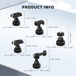 Tracolla a sgancio rapido magnetico per zaino BRDRC Action Cameras, For DJI Action 6 / Nano, For DJI Action 3 / 4 / 5Pro / Osmo 360, For Insta360 Ace Pro 1 / 2 / ACE / X5, For Gopro, 1/4 Interface