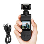 Videocamera da corpo X20 HD con obiettivo, visione notturna a infrarossi, videocamera d'azione portatile., Direct Recording 1080P, 1080P+WFIF, 2K+WIFI