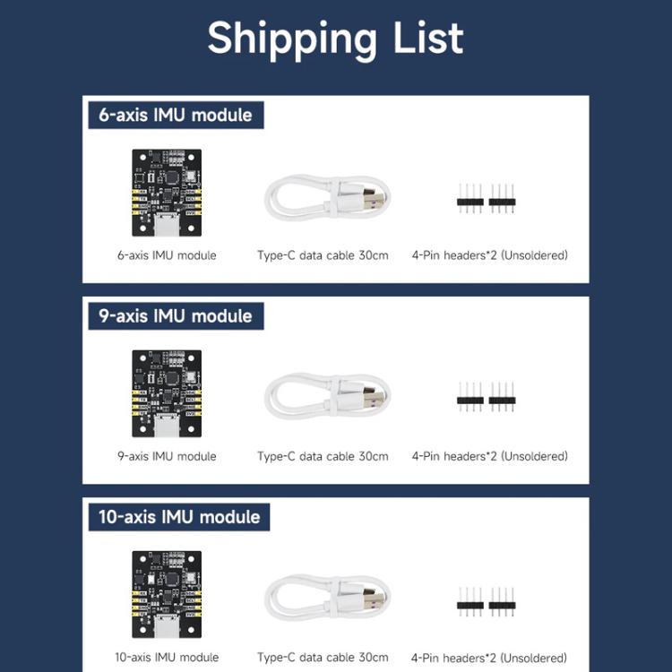 Modulo sensore IMU AHRS per Jetson e Raspberry Pi
