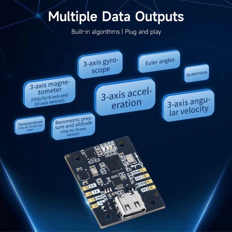 Modulo sensore IMU AHRS per Jetson e Raspberry Pi
