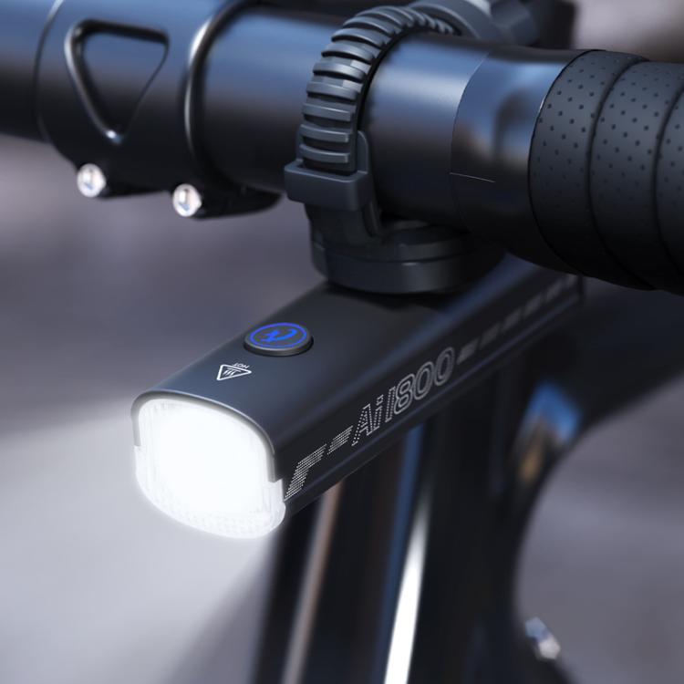 Faro anteriore per bicicletta CYCLAMI AI1800, impermeabile, ad alta intensità, ideale per la guida notturna.