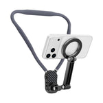 Supporto per telefono da indossare al collo, ciclismo, visuale in prima persona, montaggio sul petto, stabilizzazione anti-vibrazione, Magnetic, Clip, Action Camera