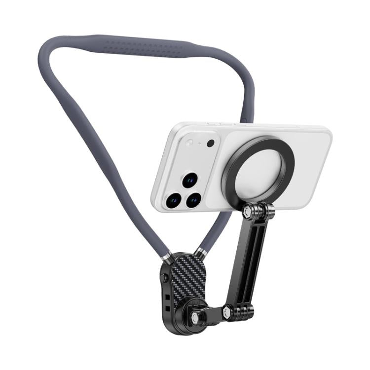 Supporto per telefono da indossare al collo, ciclismo, visuale in prima persona, montaggio sul petto, stabilizzazione anti-vibrazione, Magnetic, Clip, Action Camera