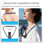 Supporto per telefono da indossare al collo, ciclismo, visuale in prima persona, montaggio sul petto, stabilizzazione anti-vibrazione, Magnetic, Clip, Action Camera