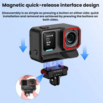 Per Insta360 Ace Pro 2 / X5 Flymile Base magnetica estensibile, girevole e a sgancio rapido