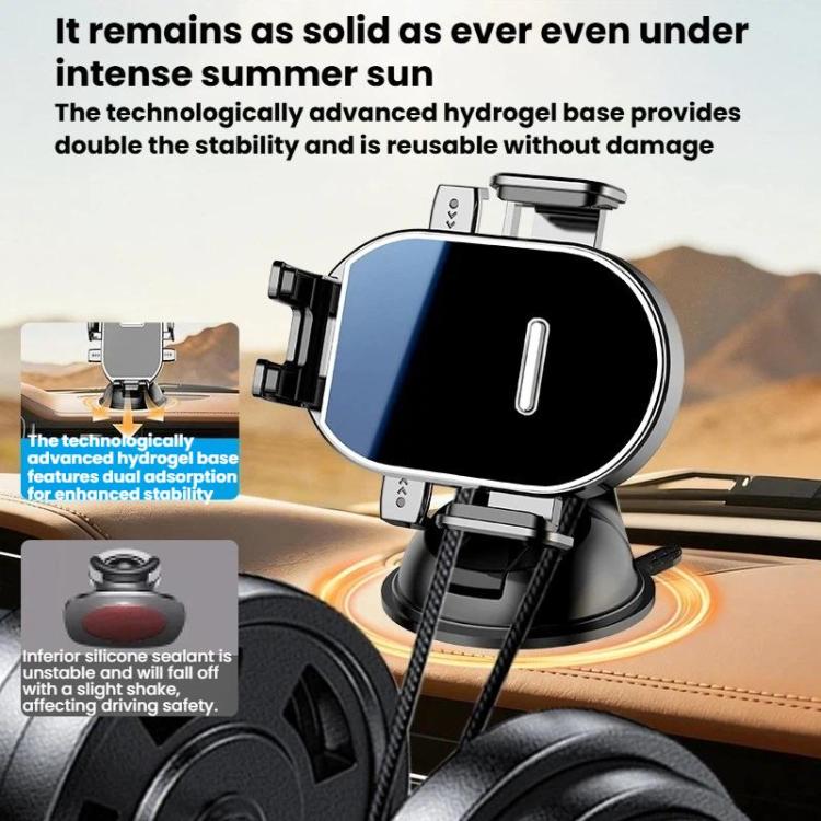 Supporto auto telefono girevole 360° con ventosa