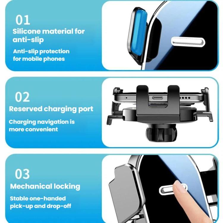 Supporto auto telefono girevole 360° con ventosa