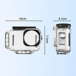 Custodia impermeabile magnetica a sgancio rapido per DJI Osmo Action 6 Flymile 60m Diving