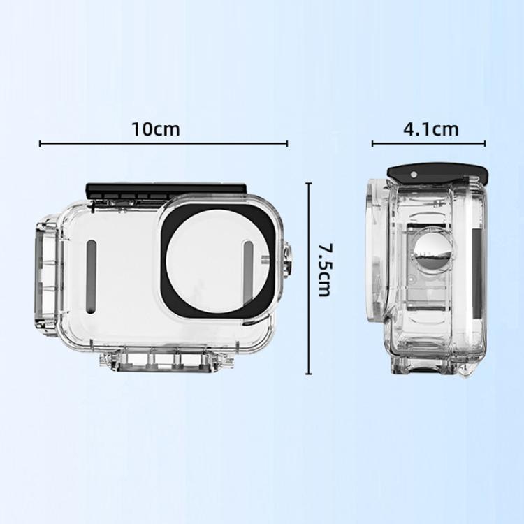 Custodia impermeabile magnetica a sgancio rapido per DJI Osmo Action 6 Flymile 60m Diving