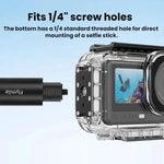 Custodia impermeabile magnetica a sgancio rapido per DJI Osmo Action 6 Flymile 60m Diving