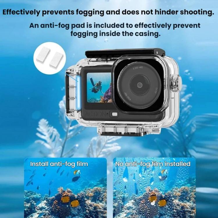 Custodia impermeabile magnetica a sgancio rapido per DJI Osmo Action 6 Flymile 60m Diving