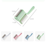 Spazzola per la pulizia domestica 3 in 1 con setole morbide e rullo per rimuovere la polvere., White, Pink, Blue, Green