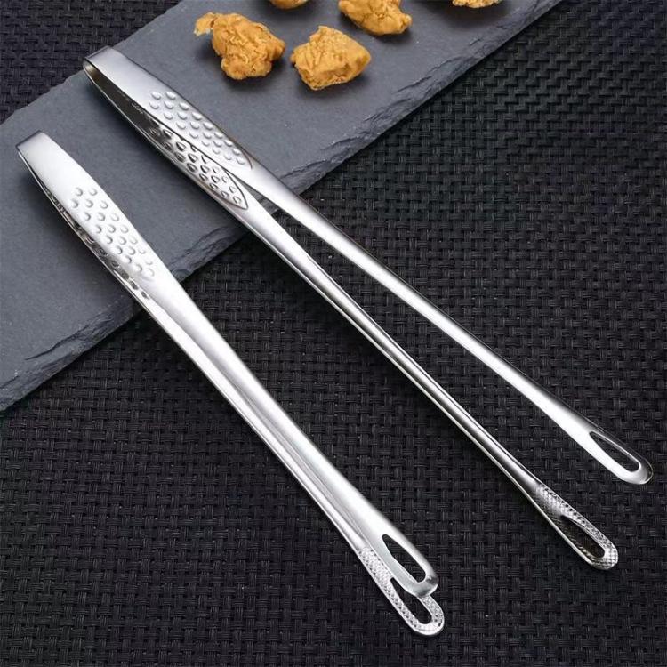 Pinze da barbecue in acciaio inossidabile per buffet, pinze da cucina resistenti al calore per alimenti, 24cm, 201 Stainless Steel
