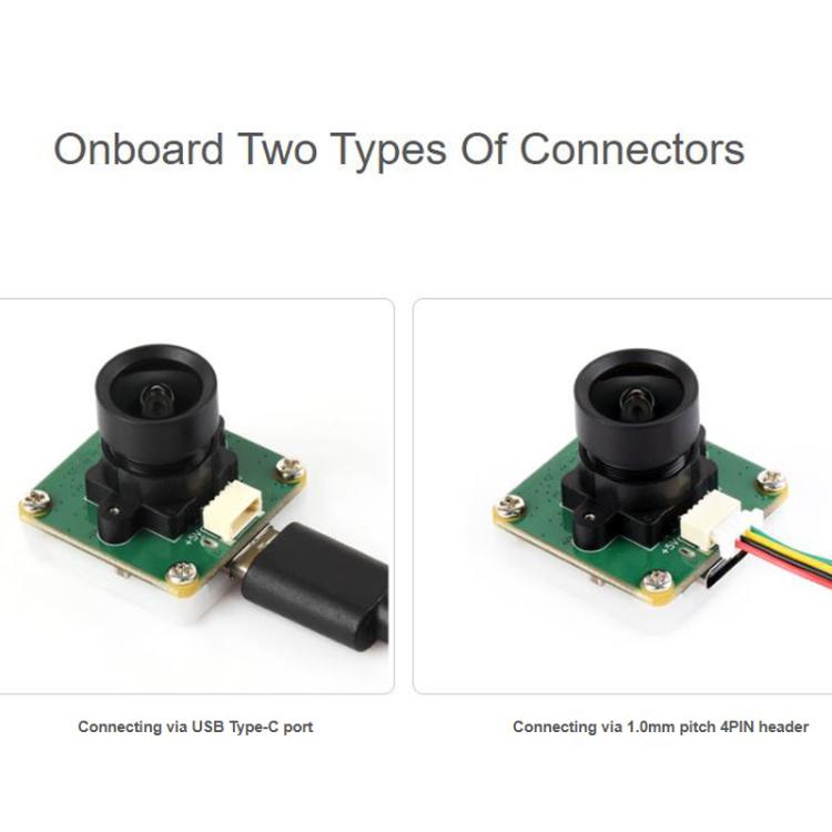 Fotocamera USB OV2735 2MP con porta Type-C e connettore 4 pin