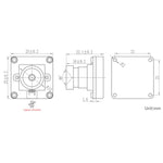 Fotocamera USB OV2735 2MP con porta Type-C e connettore 4 pin