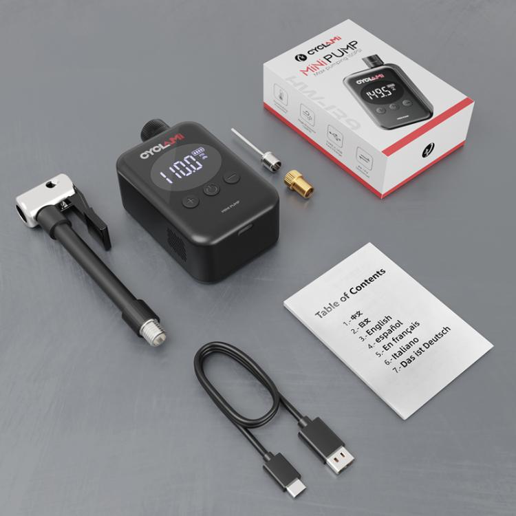 Pompa ad aria elettrica intelligente, universale, portatile, ad alta pressione, HW-139
