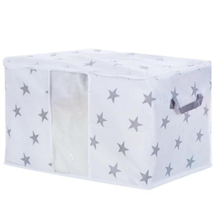Borsa antipolvere per riporre trapunte in cotone stampato non tessuto, 42x27x50cm, 60x43x36cm