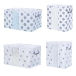 Borsa antipolvere per riporre trapunte in cotone stampato non tessuto, 42x27x50cm, 60x43x36cm