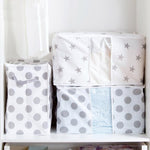 Borsa antipolvere per riporre trapunte in cotone stampato non tessuto, 42x27x50cm, 60x43x36cm