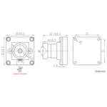 Fotocamera USB OS05A10 5MP con porta Type-C e connettore 4 pin
