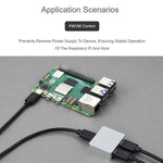 Splitter alimentazione e segnale USB-C con custodia in alluminio